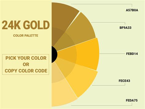 Gold color code